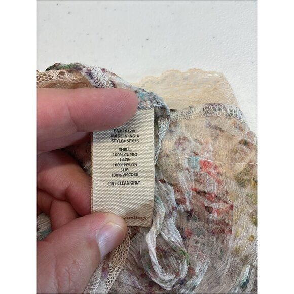 Soft Surroundings Althea Sheer Maxi Dress cover up Lightweight Plus size 20W - Picture 6 of 10